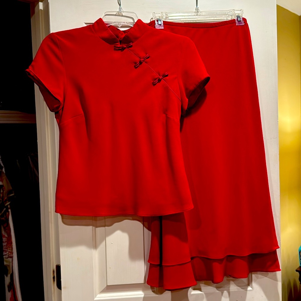 Beautiful red dress set - size 12. All eyes on you
